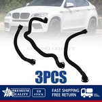 New 3PCS Crankcase Breather Vent Hoses For Bmw X5 X6 E70 E71 3.0L S63. Fixed Price $74.64.