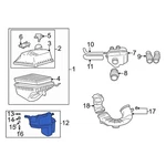 For Toyota Avalon 2000-2004 178050A030 Lower Engine Air Intake Resonator. Fixed Price $234.38.
