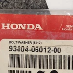 Honda Oem Part 93404-06012-07 Bolt-washer (6X12). Fixed Price $22.00.