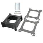 2" Plastic 4 Brl Open Square Flange Carburetor Spacer W/ Gaskets Holley Afb. Fixed Price $29.99.
