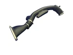 2010-2016 Porsche Panamera 3.0L Engine Air Intake Hose Pipe Tube 97011012312. Fixed Price $129.01.