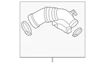 Genuine Audi Intake Hose 06E-129-629-AA. Fixed Price $219.24.