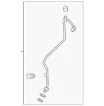Genuine Nissan Cooler Pipe 92440-7BA0B. Fixed Price $22.72.