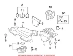 Genuine Oem Front Engine Air Intake Hose For Bmw 13717582909. Fixed Price $120.22.