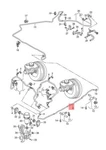 Genuine Audi R8 4S3 4S9 4SP 4SR Vacuum Pipe 4S0611936E. Fixed Price $87.83.
