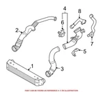 Genuine Oem Driver Left Intercooler Pipe For Bmw 535I Xdrive 535XI. Fixed Price $305.08.