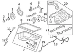 Genuine Ford Engine Intake Manifold PU7Z-9424-A. Fixed Price $396.08.