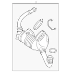 Genuine Bmw Outlet Tube 13-71-8-574-783. Fixed Price $208.33.