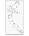 Genuine Ford Engine Air Intake Hose ML3Z-9C623-E. Fixed Price $362.34.