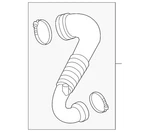 Genuine Audi Intake Hose 4G0-129-615-E. Fixed Price $248.44.