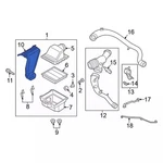Genuine Ford Engine Air Intake Hose ML3Z-9R530-C. Fixed Price $131.76.