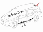 New Mercedes-benz Cla C117 Rear Panel Door Accordion Hose A2469970052. Fixed Price $25.22.