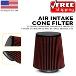 4" Inch Inlet Air Intake Cone Dry Universal Large Red Car/truck/suv Filter Usa. Fixed Price $27.54.