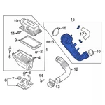 Genuine Ford Engine Air Intake Hose P1MZ-9B659-A. Fixed Price $239.01.