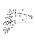 Genuine Mopar Clean Air Duct 68164051AG. Fixed Price $486.33.