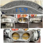 VP-3L3U-9N825-BD Ford 60MM Twin Bore Throttle Body Assembly W/ Tps GT500. Fixed Price $250.00.