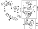Genuine Hyundai Duct Assembly 28210-BE100. Fixed Price $69.95.