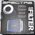 New In Box Spectre Performance 8136 Air Filter - Washable Blue. Fixed Price $24.95.