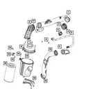 Genuine Mopar Make Up Air Tube 68518998AC. Fixed Price $94.44.