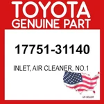 Toyota Genuine 17751-31140 Inlet Air Cleaner NO.1 Oem 1775131140. Fixed Price $54.93.