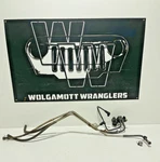 4.0 Jeep Tj Wrangler 03-06 04 05 Stainless Fuel Lines Bundle Rail 2 Chassis Oem. Fixed Price $85.80.