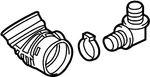 Vw/audi/porsche 7L6129955B Air Duct. Damper. Engine. Fixed Price $200.79.