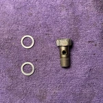 1997-2001 Honda Cr-v Oem Fluid Banjo Bolt With Crush Washers RD1 B20. Fixed Price $25.00.
