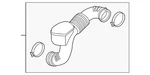 Genuine Hyundai 2019-2020 Santa Fe Intake Hose 28130-C5100. Fixed Price $193.49.