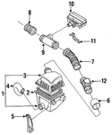 Genuine Mazda Duct G607-13-221. Fixed Price $99.97.