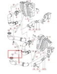 New Audi Q7 4L Left Intercooler Air Hose 7L6128609D 2015 Genuine. Fixed Price $95.51.