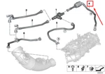 Bmw X6G06 Fuel Tank Breather Line With Resonator 13908664236. Fixed Price $130.66.