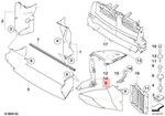 Genuine Bmw X3 E83 2.5SI 3.0D 3.0I 3.0SD 3.0SI Front Air Duct 51743418253. Fixed Price $53.52.