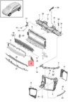 Genuine Porsche Macan Air Guide Left Black 95B121673B1E0. Fixed Price $46.17.