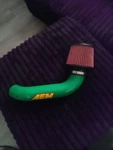Green Aem Cold Air Intake And Filter For 2006 Honda Civic, Gently Used. Fixed Price $75.00.