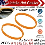 2PCS Intake Hat Gasket For Gm 5.7L (350), 5.0L (305), 4.3L V6 #15998532. Fixed Price $25.99.