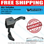 Volant Closed Air Intake Scoop 01-07 Sierra Silverado 2500 3500 6.0L 350603. Fixed Price $436.90.