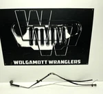 4.0 Stainless Fuel Line Bundle Jeep Tj Wrangler Engine Rail To Frame 99-06. Fixed Price $81.90.