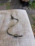 Mercedes OM617 OM616 Hard Fuel Injector Line #2. Fixed Price $21.00.