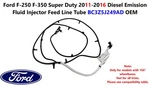 Ford F250 Sd 2011-2016 Diesel Emission Fluid Injector Feed Line Tube BC3Z5J249AD. Fixed Price $140.00.