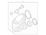 Mercedes Benz Genuine 250 2014-2015 Clean Air Line Oe 6510901042. Fixed Price $189.98.