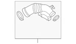 Genuine Audi Intake Hose 06E-129-629-S. Fixed Price $158.76.