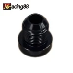 Black AN8 8AN Male Billet Aluminum Weld On Fitting Bung Emusa. Fixed Price $6.49.