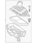 Genuine Bmw Air Cleaner Assembly 13-71-8-489-433. Fixed Price $293.43.