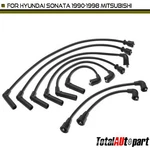8PCS Spark Plug Wire Set For Hyundai Sonata 90-98 Mitsubishi Galant 1988 Sigma. Fixed Price $29.99.