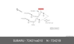 Genuine Oe Pants Htr Out 72421VA010 For Subaru 72421-VA010. Fixed Price $19.67.