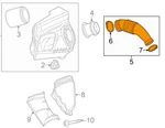 New Audi A7 4G8 Air Intake Pipe Hose 059129615L Oem No Import Duties To. Fixed Price $131.82.