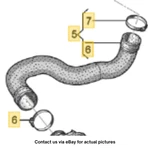 2011 2015 Audi A4 Intercooler / Turbo Charge-air Hose Used Oem 8K0145738AB. Fixed Price $99.45.