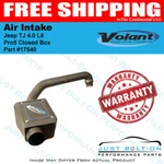 Volant 00-06 Jeep Tj 4.0 L6 PRO5 Closed Box Air Intake 17540. Fixed Price $385.99.