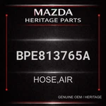 Mazda Classic Genuine Parts BPE813765A Hose Air For Roadster NA8. Fixed Price $72.15.
