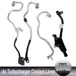 Set Of 4 Turbocharger Coolant Lines For Mercedes G63 GL63 GLE63 GLS63 SL63 Amg. Fixed Price $158.36.